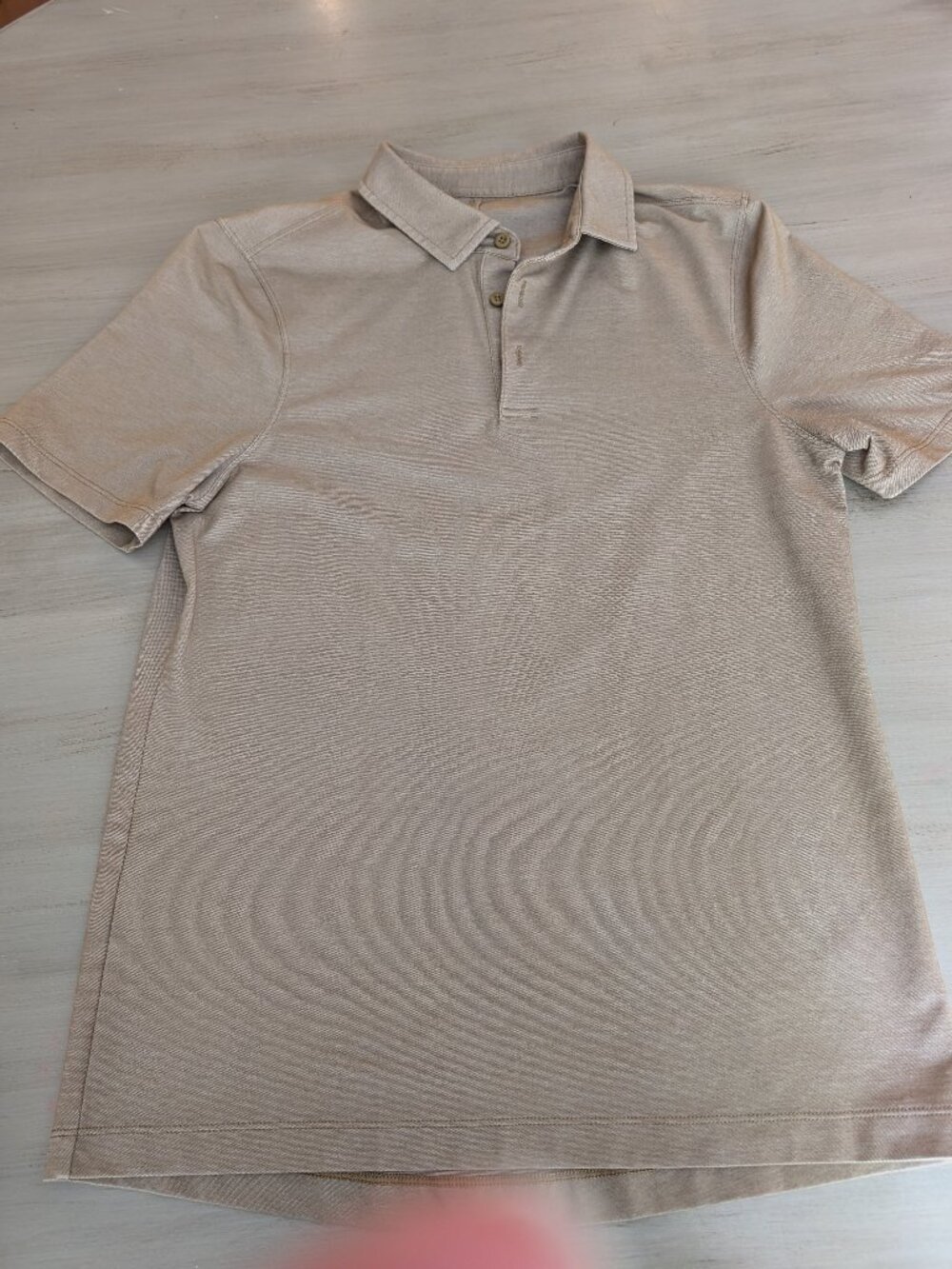 Lululemon Polo Style Shirt, Size S, Light Brown
